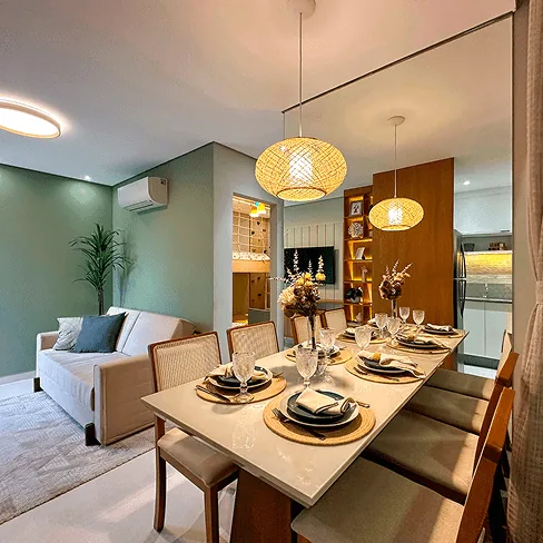 Apartamento decorado
