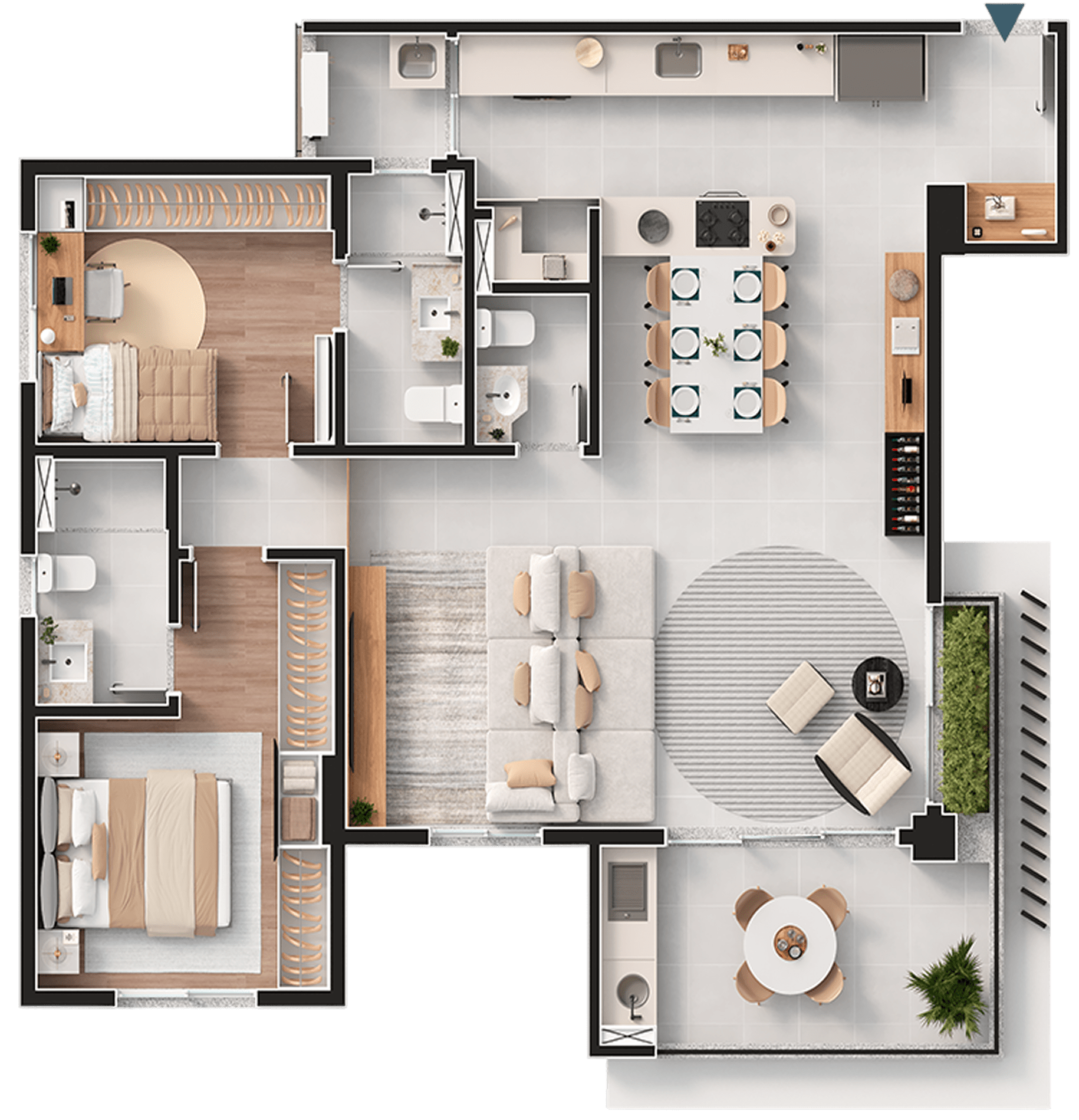 Apartamento 99m²