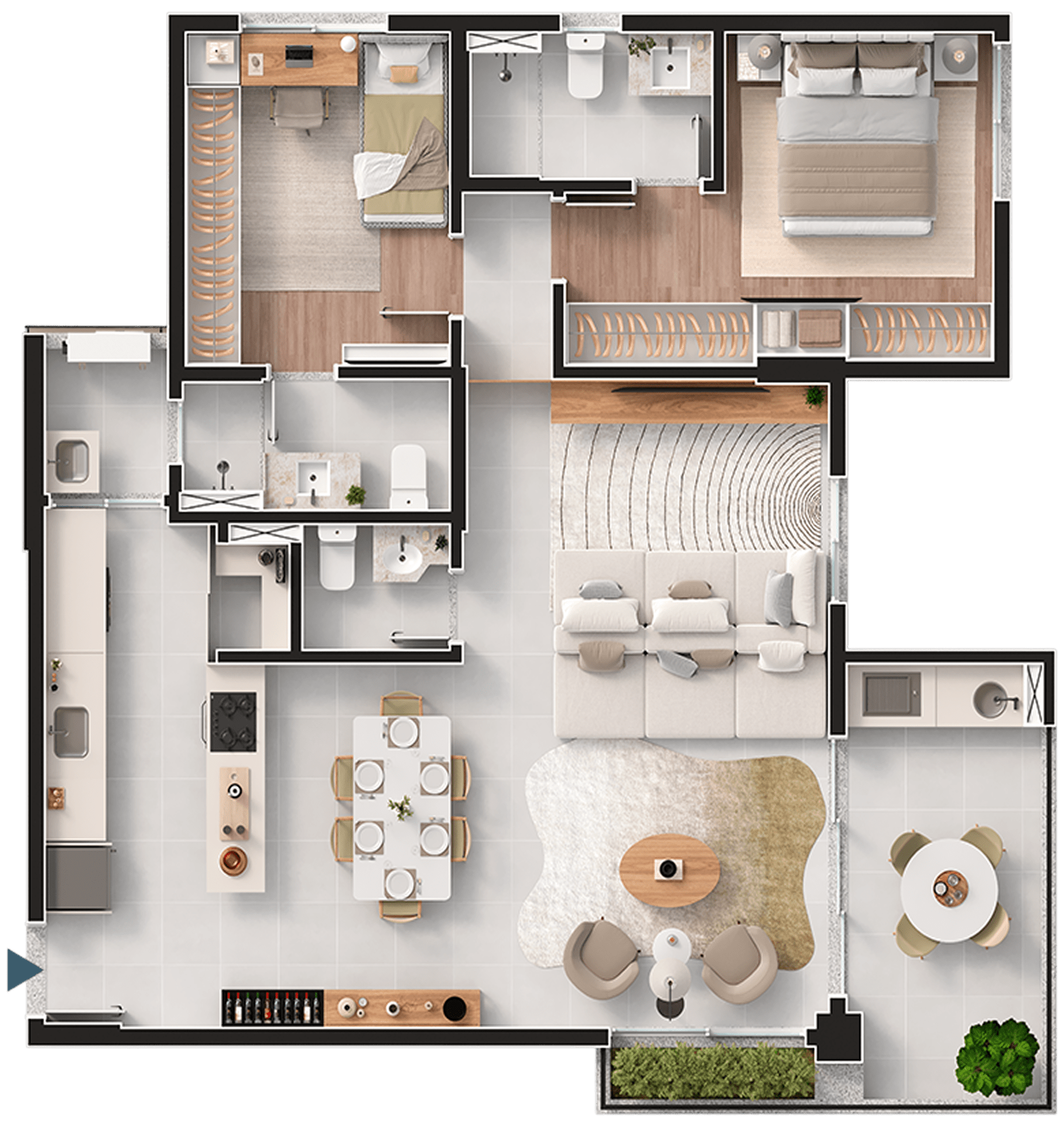 Apartamento 97m²