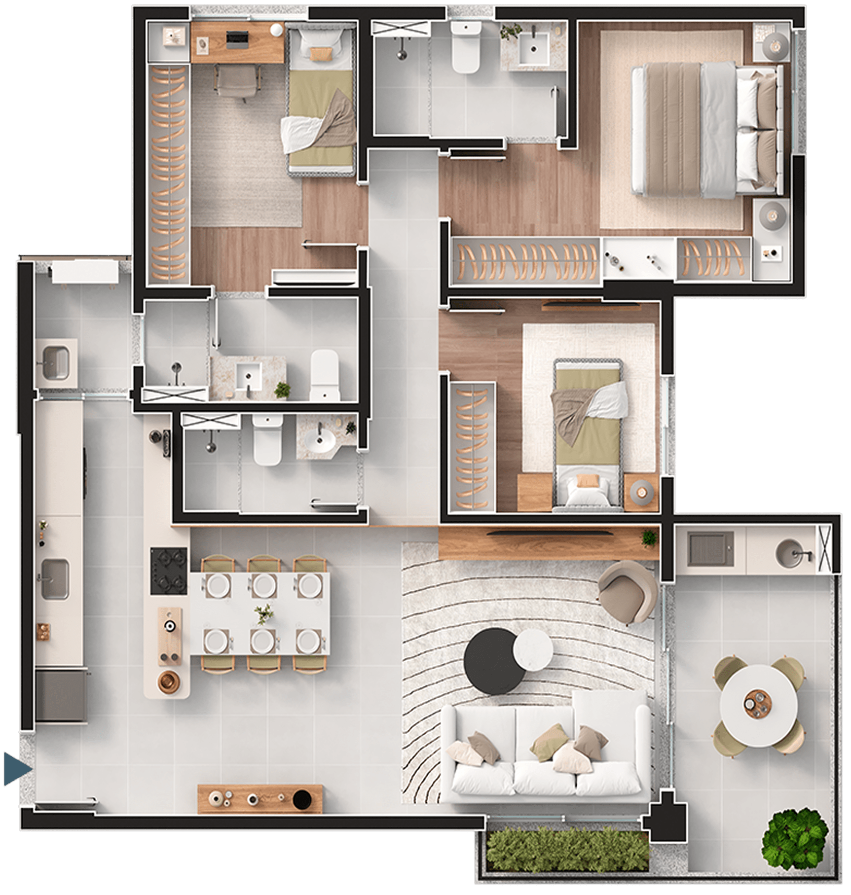 Apartamento 97m²