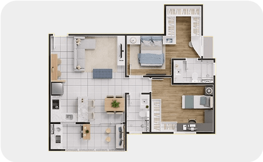 Apartamento <b class='text-[#E1A131]'>71m²</b>