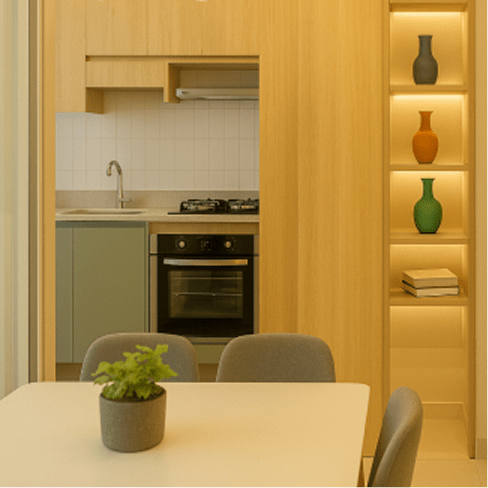 Apartamento decorado