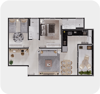 Apartamento <b class='text-[#C2A34B]'>68m²</b>